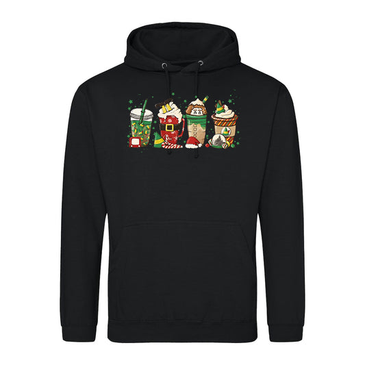 Festive Holiday Drink Art Shirt Hoodie