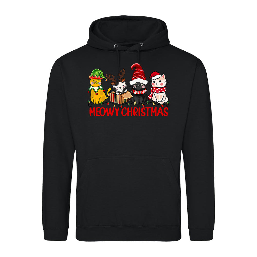 Meowy Christmas Cats  Hoodie