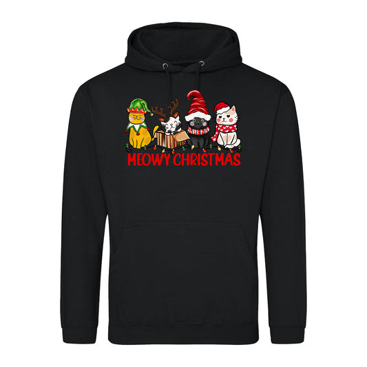 Meowy Christmas Cats  Hoodie