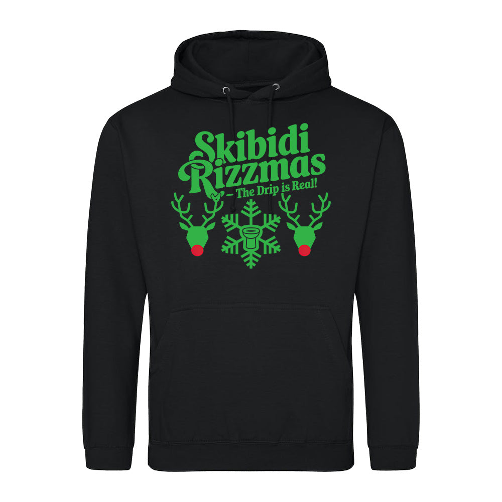 Skibidi Rizzmas  - Festive Fun Hoodie