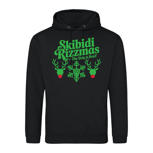 Skibidi Rizzmas  - Festive Fun Hoodie