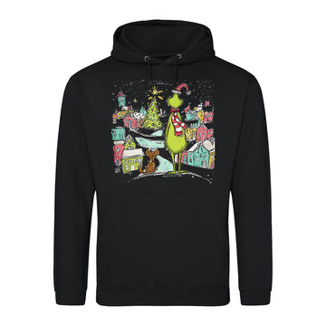 Festive Grinchmas  Hoodie