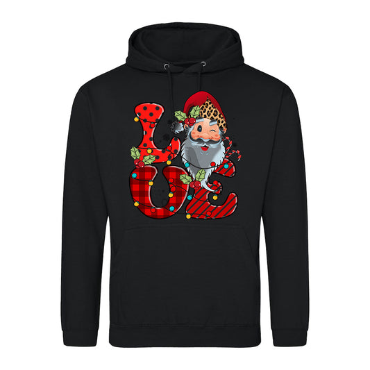 Festive Santa Love  Hoodie