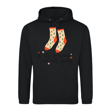 Cozy Winter Tree Socks Hoodie