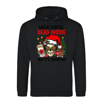 Festive Skull Christmas  Hoodie