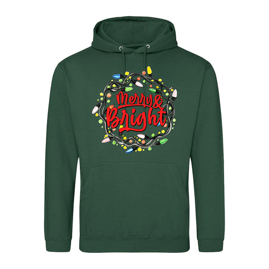 Merry & Bright Festive  Hoodie