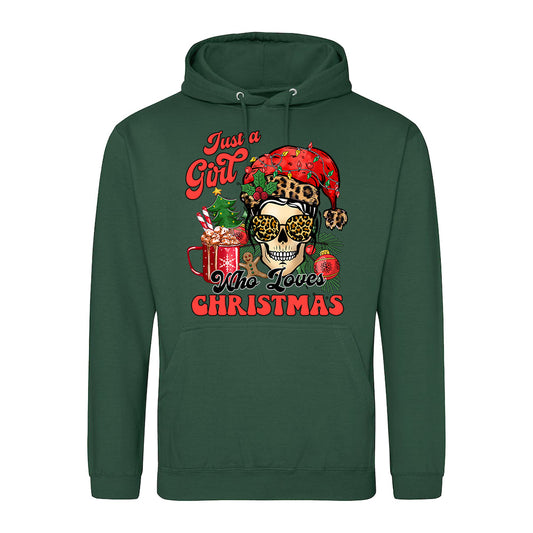 Just a Girl Holiday  Hoodie