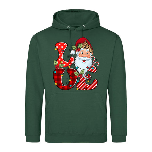 Santa Love Christmas  Hoodie