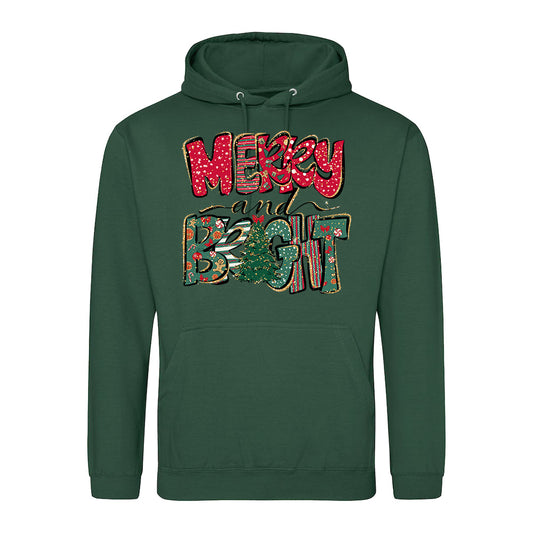 Merry & Bright Christmas  Hoodie