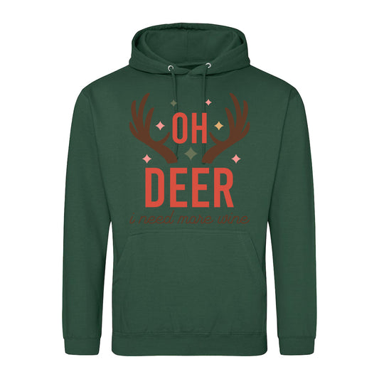 Oh Deer Wine  Hoodie