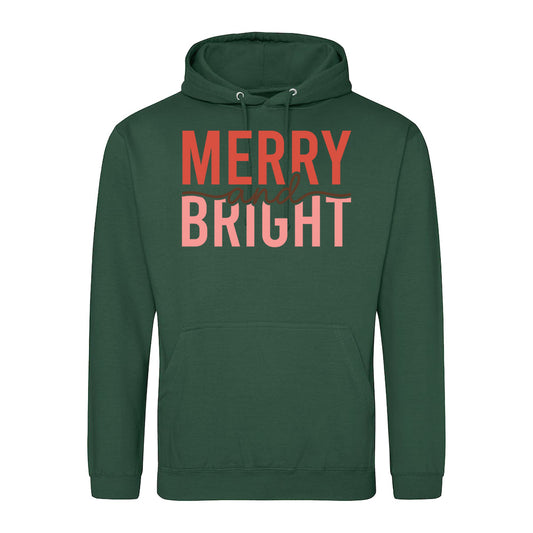 Merry and Bright Holiday  Hoodie