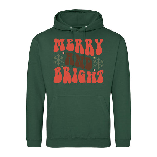 Merry & Bright Retro  Hoodie
