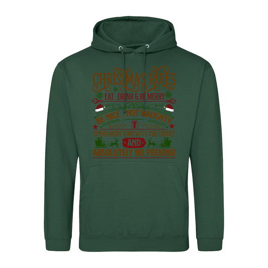 Christmas Rules Festive  Hoodie