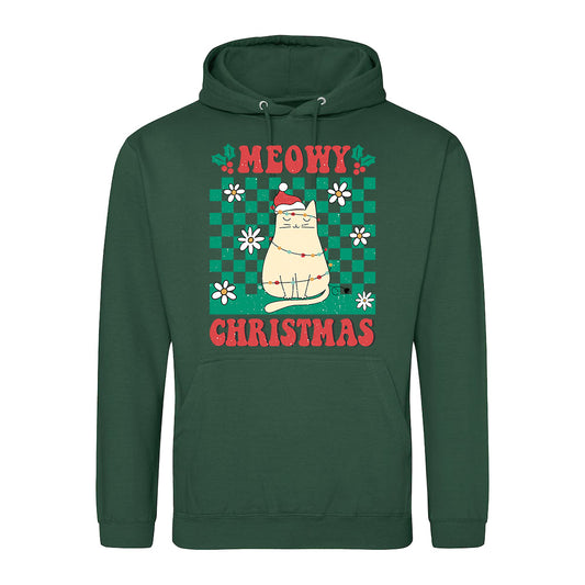 Meowy Christmas Cat  Hoodie