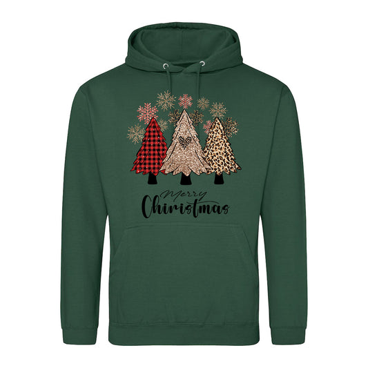 Festive Tree Trio  Hoodie