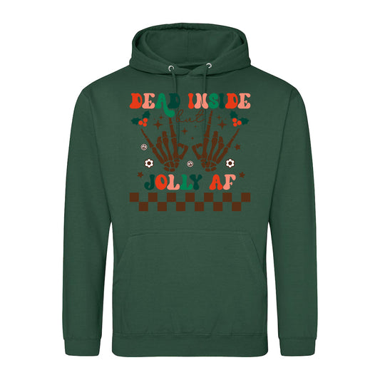 Dead Inside Jolly Christmas  Hoodie