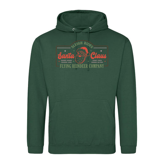 Santa Sleigh Rides  Hoodie