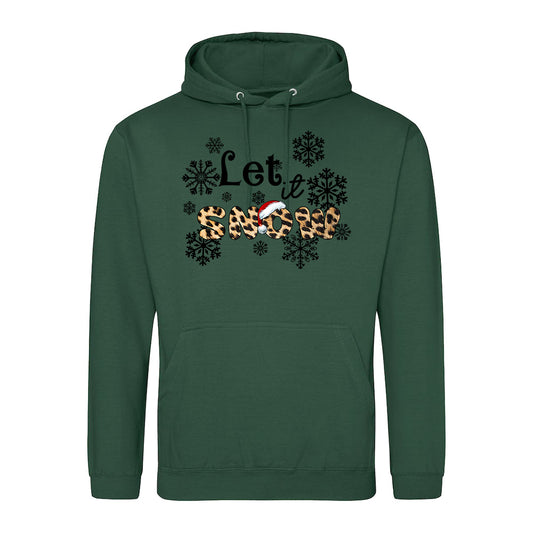 Leopard Snow  Hoodie
