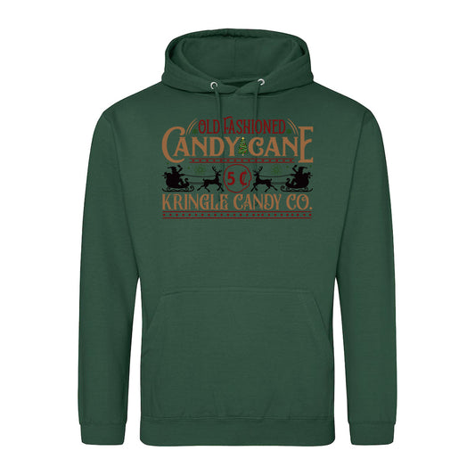 Vintage Candy Cane  Hoodie