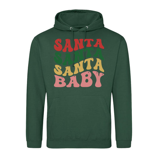 Retro Santa Baby  Hoodie