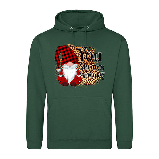 Gnome Fun Leopard  Hoodie