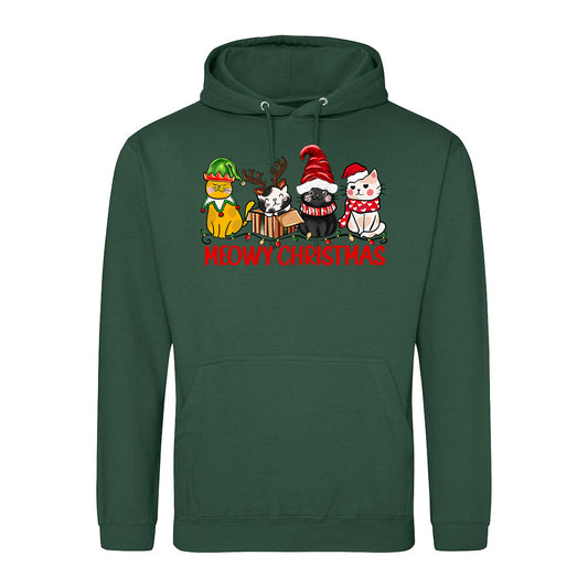 Meowy Christmas Cats  Hoodie