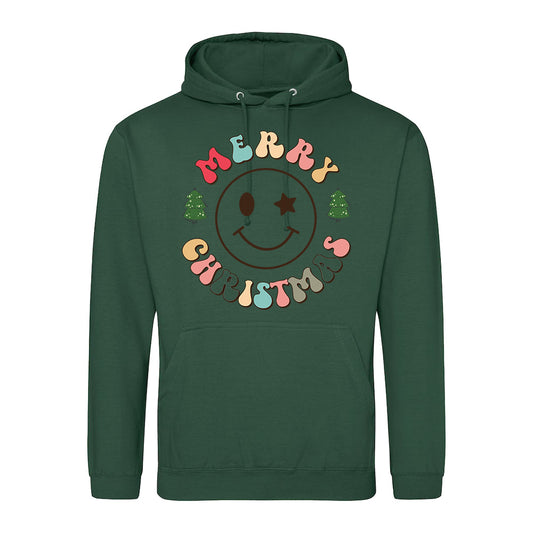 Retro Merry Xmas  Hoodie