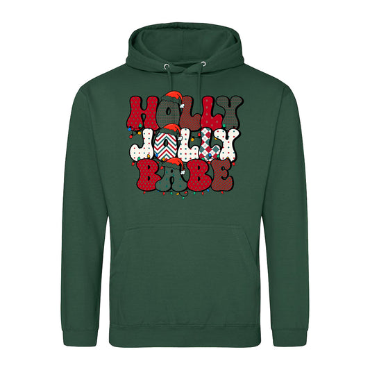 Holly Jolly Babe  Hoodie