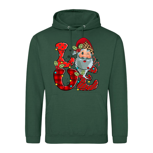 Festive Santa Love  Hoodie