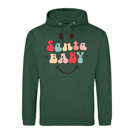 Festive Santa Baby  Hoodie