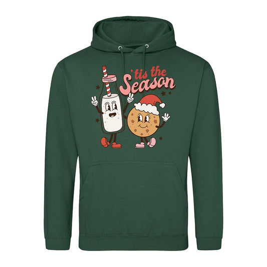 Festive Cookie & Milk  Hoodie