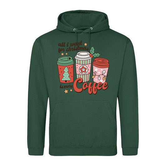 Festive Coffee Cups  Hoodie