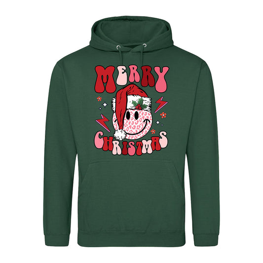 Merry Christmas Smiley  Hoodie