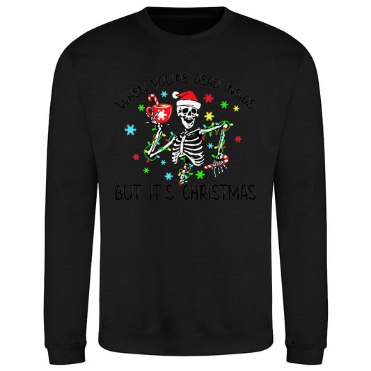 Dead Inside Christmas  Sweatshirt