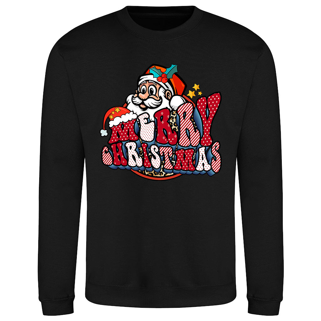 Festive Santa Christmas  Sweatshirt