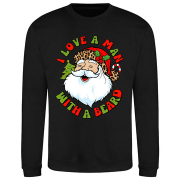 Bearded Santa Xmas  Sweatshirt