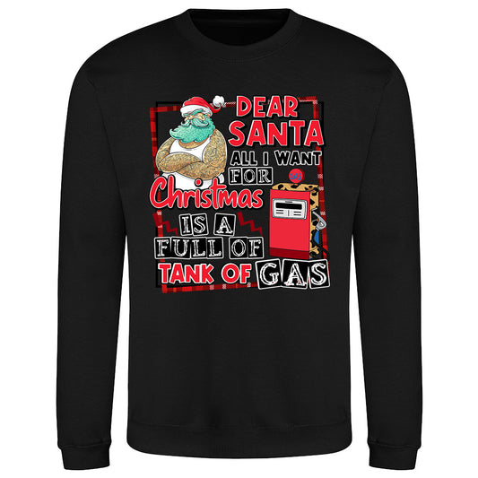 Santa's Christmas Tank  Sweatshirt