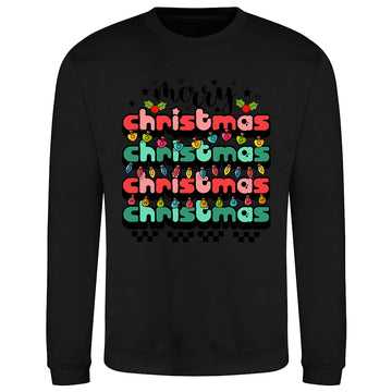 Festive Christmas Lights  Sweatshirt