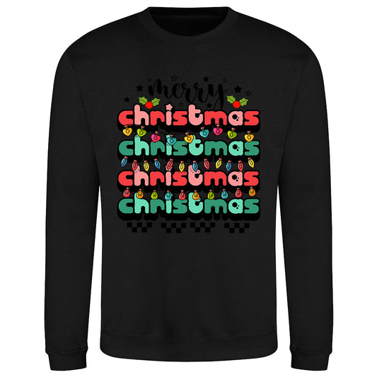 Festive Christmas Lights  Sweatshirt
