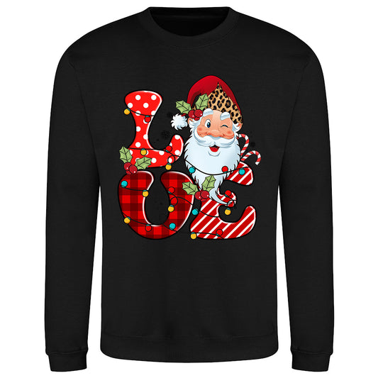 Santa Love Christmas  Sweatshirt