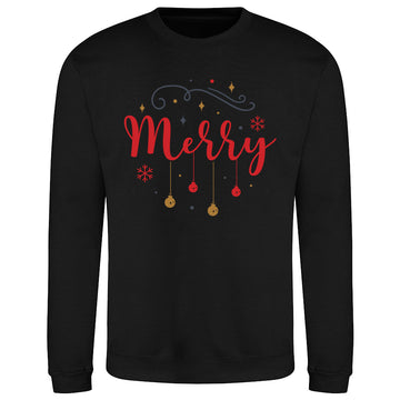 Festive 'Merry'  Sweatshirt