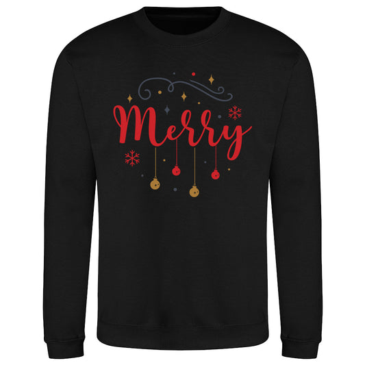 Festive 'Merry'  Sweatshirt