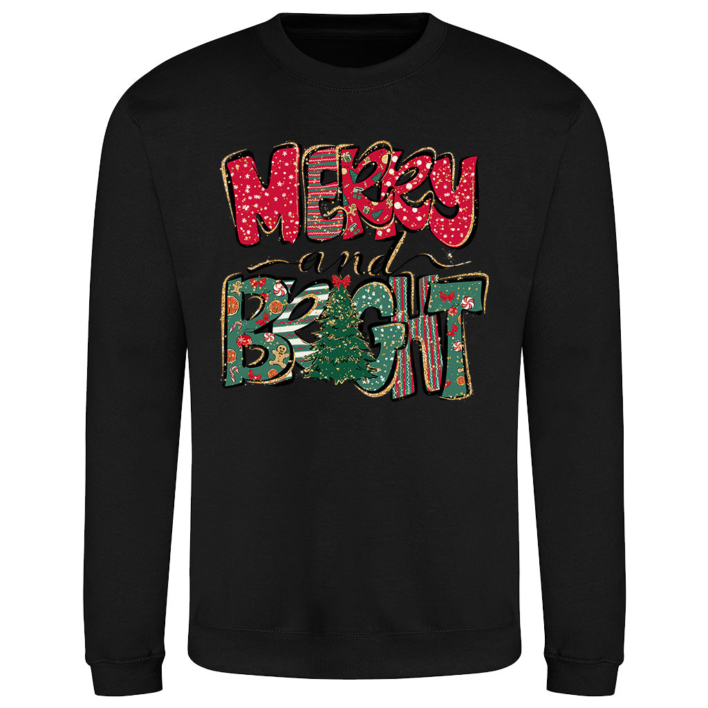 Merry & Bright Christmas  Sweatshirt