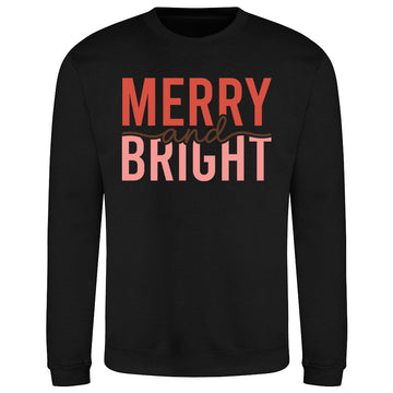 Merry and Bright Holiday  Sweatshirt