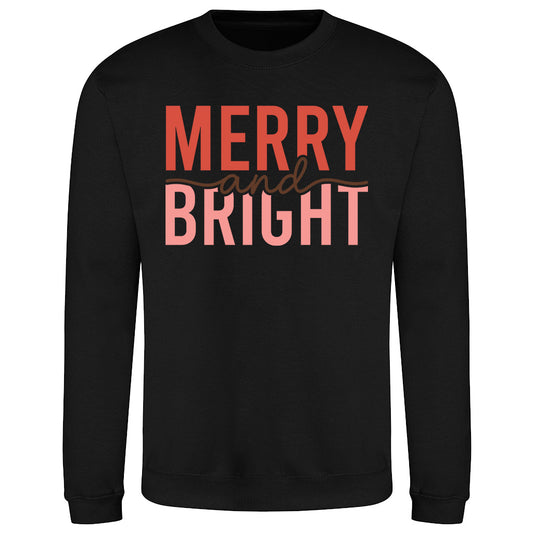 Merry and Bright Holiday  Sweatshirt