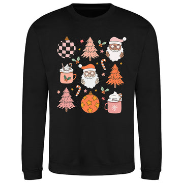 Festive Joy Holiday  Sweatshirt