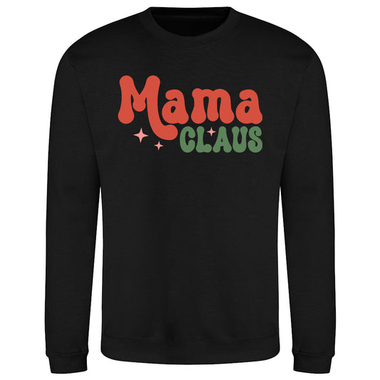 Festive Mama Claus  Sweatshirt