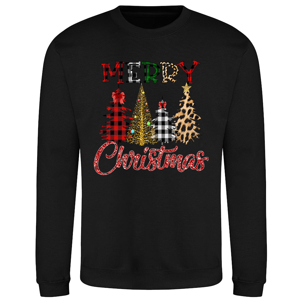 Festive Trees Christmas  Sweatshirt