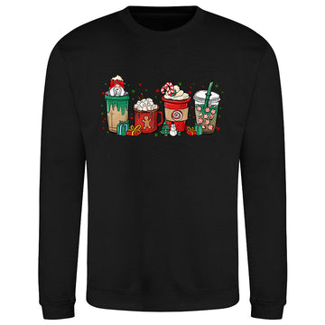 Festive Beverage  Fun Sweatshirt