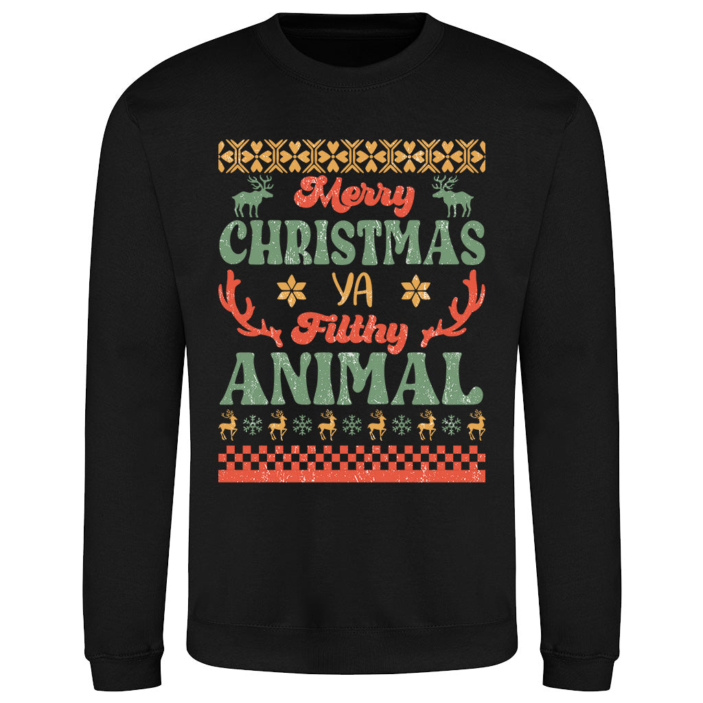 Merry Christmas Filthy Animal  Sweatshirt